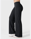 Legging Femme Taille Haute – Coupe Évasée Gainante