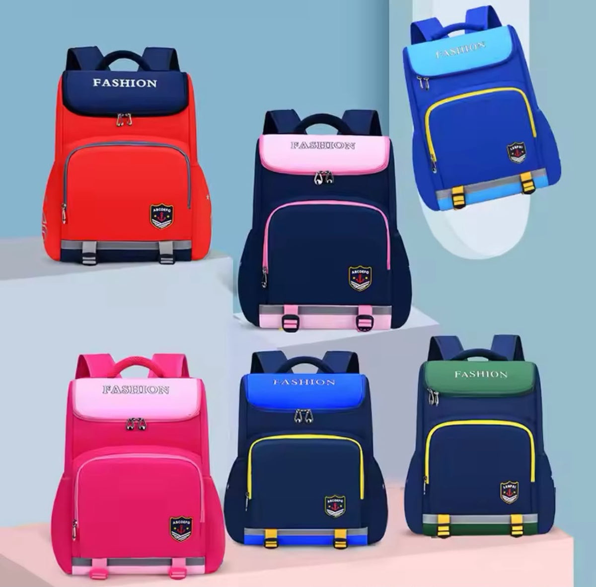 Sac à Dos Scolaire Ergonomique Multi-Poches – Cartable Garçon & Fille