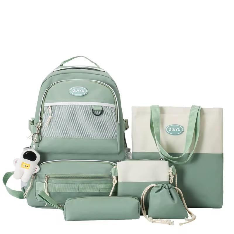 Sac à Dos Scolaire 7 Pièces – Ensemble Complet & Tendance