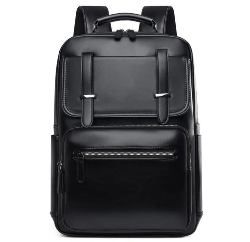 Sac à Dos Business en Cuir Premium – Compartiment PC Portable & Style Élégant