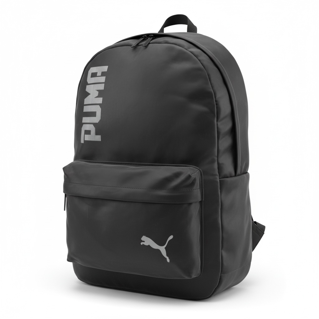 Sac à Dos Puma Noir – Grande Capacité, Style Sportif et Moderne