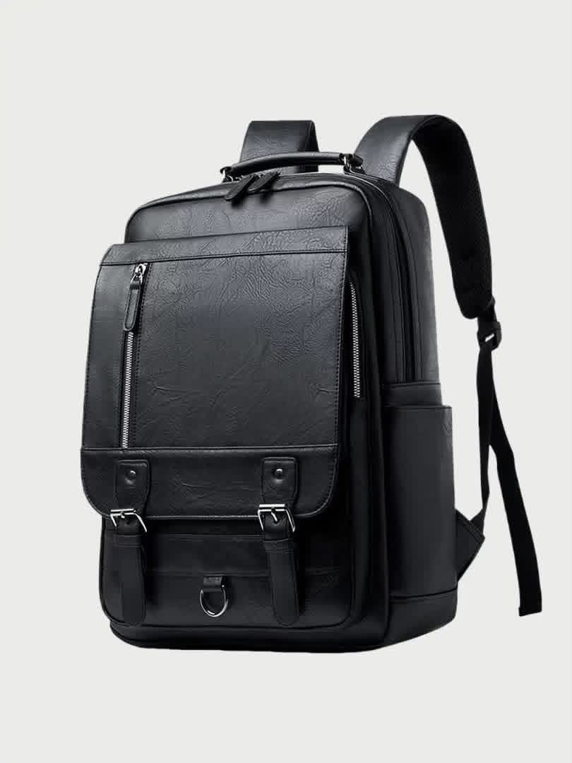 Sac à dos homme élégant en cuir – Grand format, pratique & polyvalent