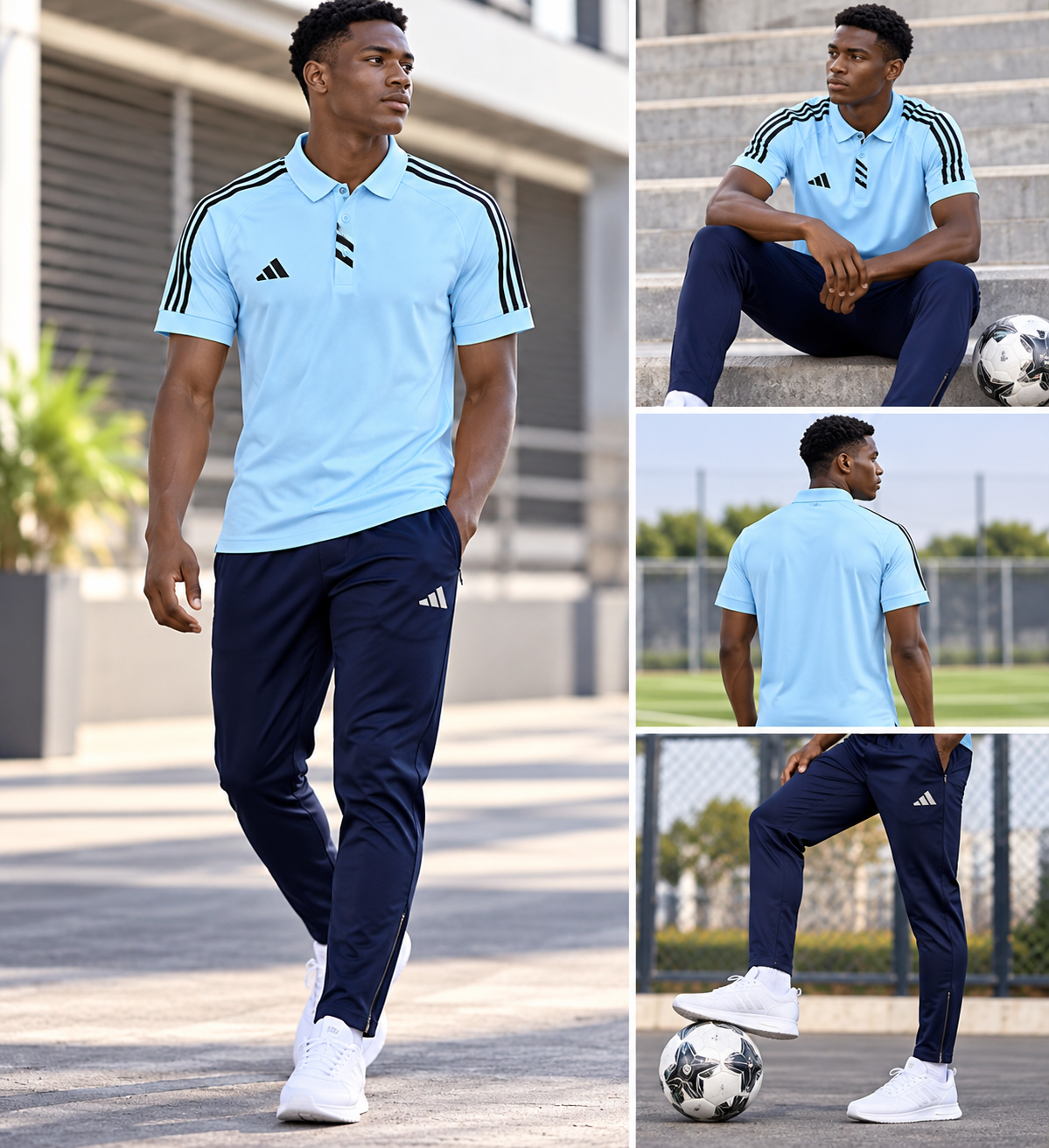 Ensemble Homme Polo Sport & Pantalon – Style Sportif Moderne
