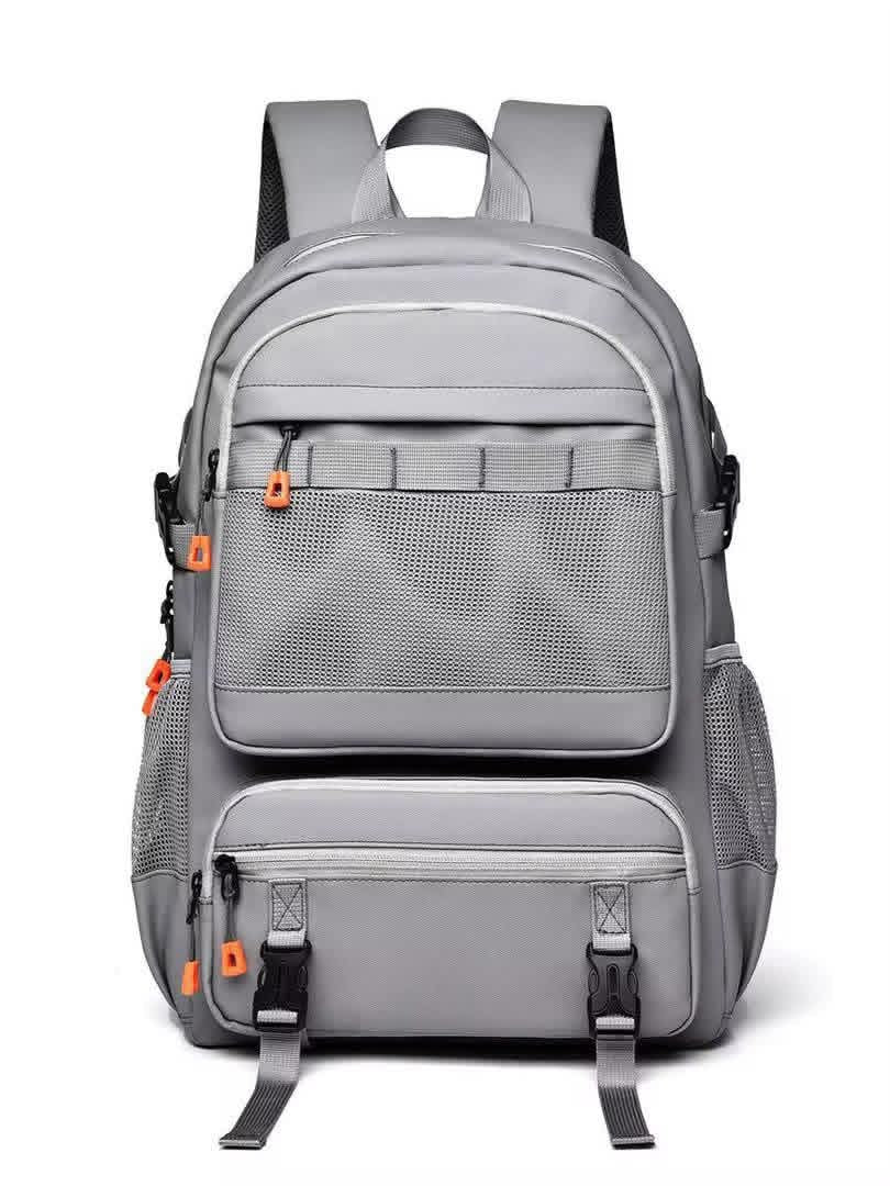 Sac à dos étudiant grande capacité avec poche filet