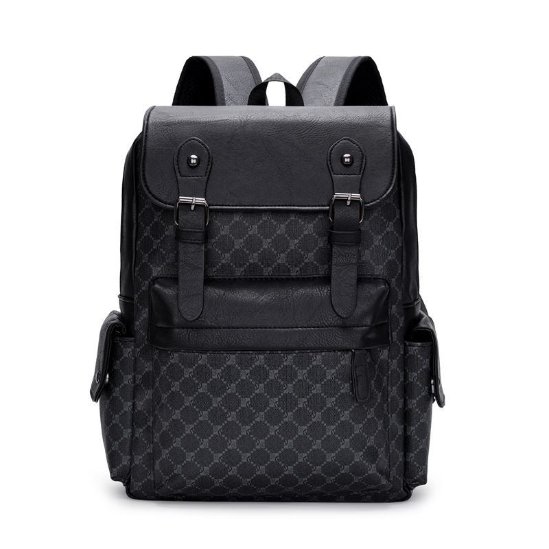 Sac à dos homme élégant en cuir – Grande capacité, style vintage