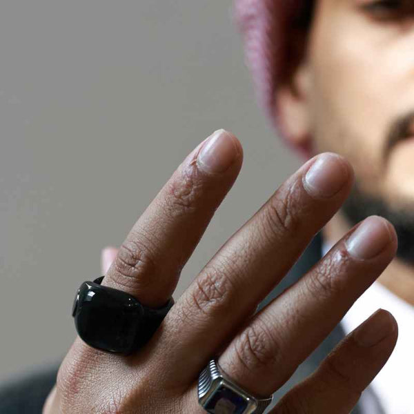 Bague Intelligente iTasbih – Compteur de Dhikr avec Écran OLED et Rappels de Prière