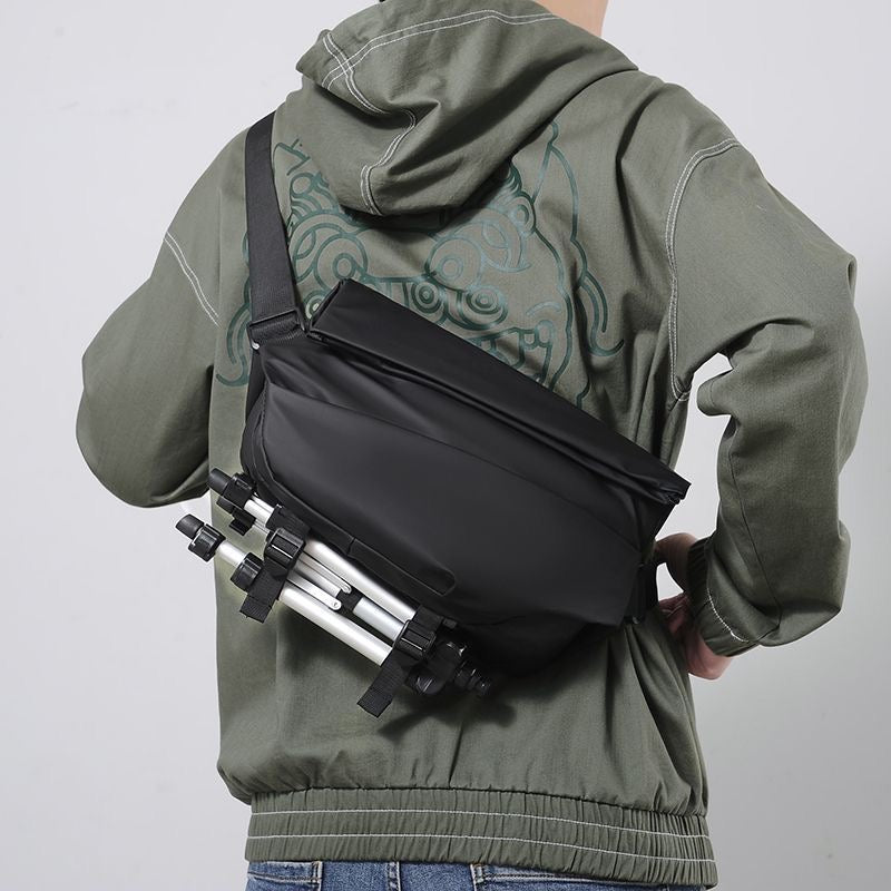 Sac à bandoulière multifonction pour appareil photo – Porte-trépied & bouteille