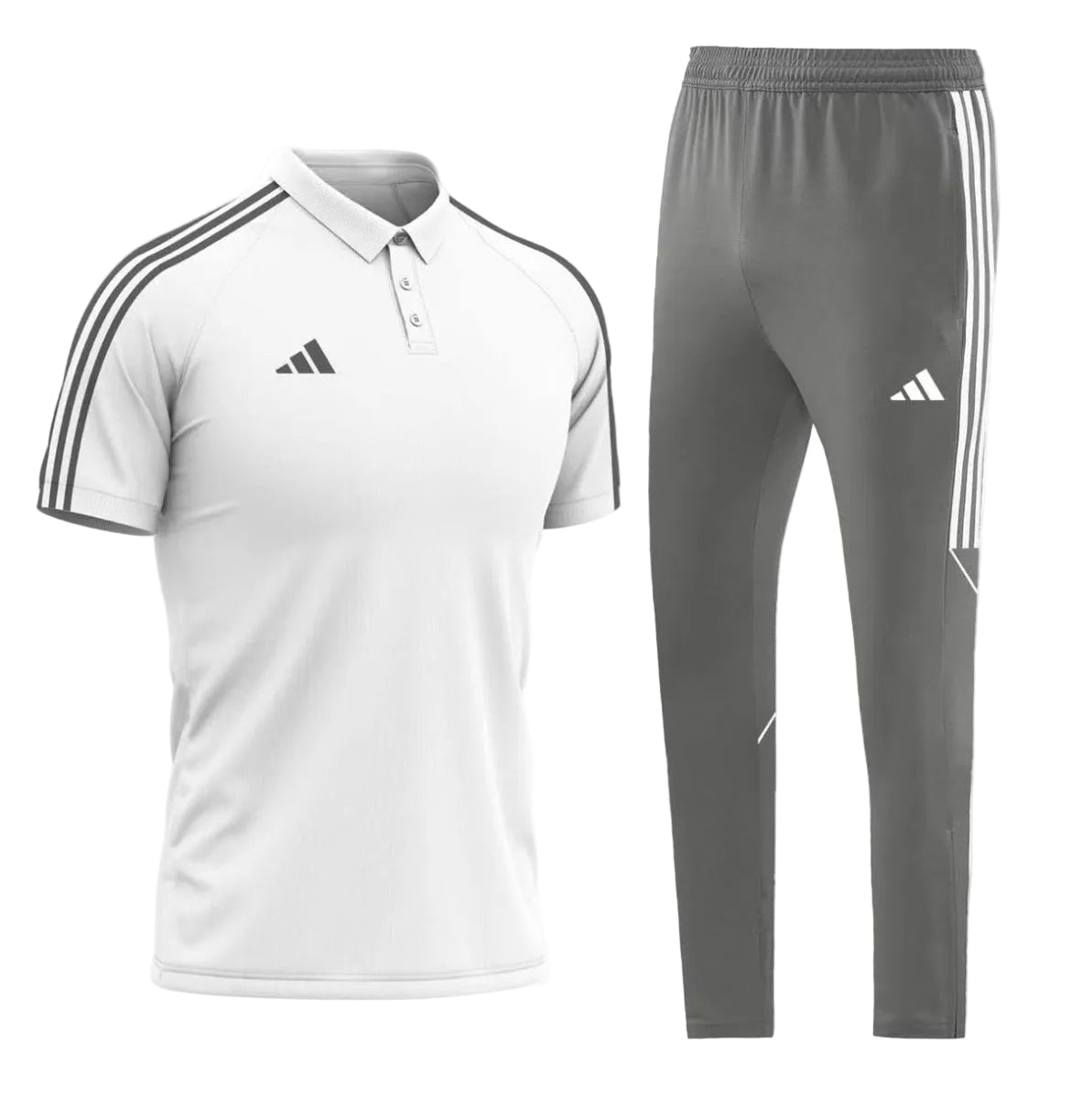 Ensemble Polo & Pantalon de Sport Homme – Style Adidas – Modèle 20362