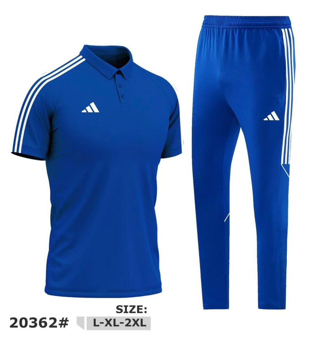 Ensemble Polo & Pantalon de Sport Homme – Style Adidas – Modèle 20362