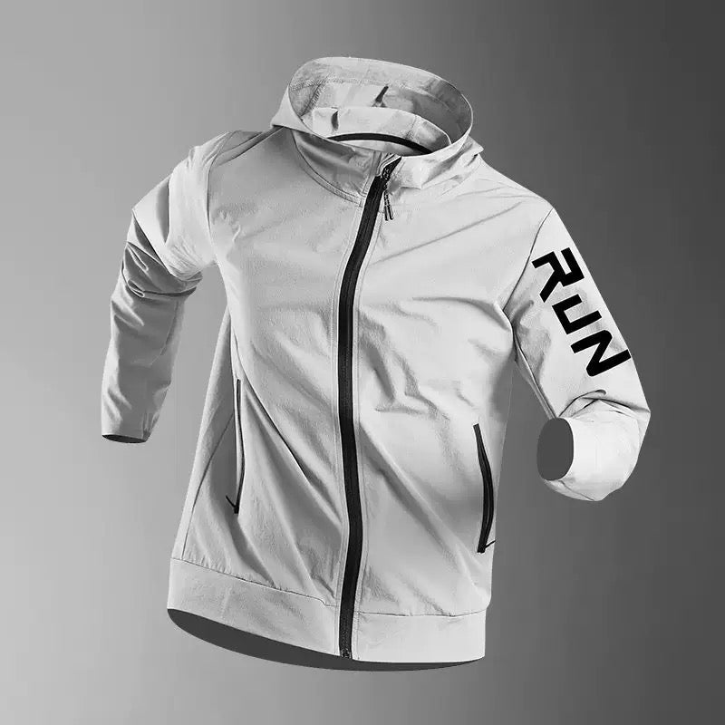 Veste de sport RUN à capuche – Homme