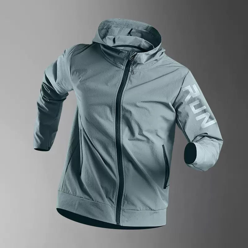 Veste de sport RUN à capuche – Homme