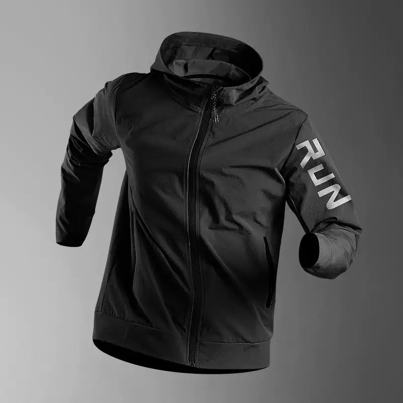 Veste de sport RUN à capuche – Homme